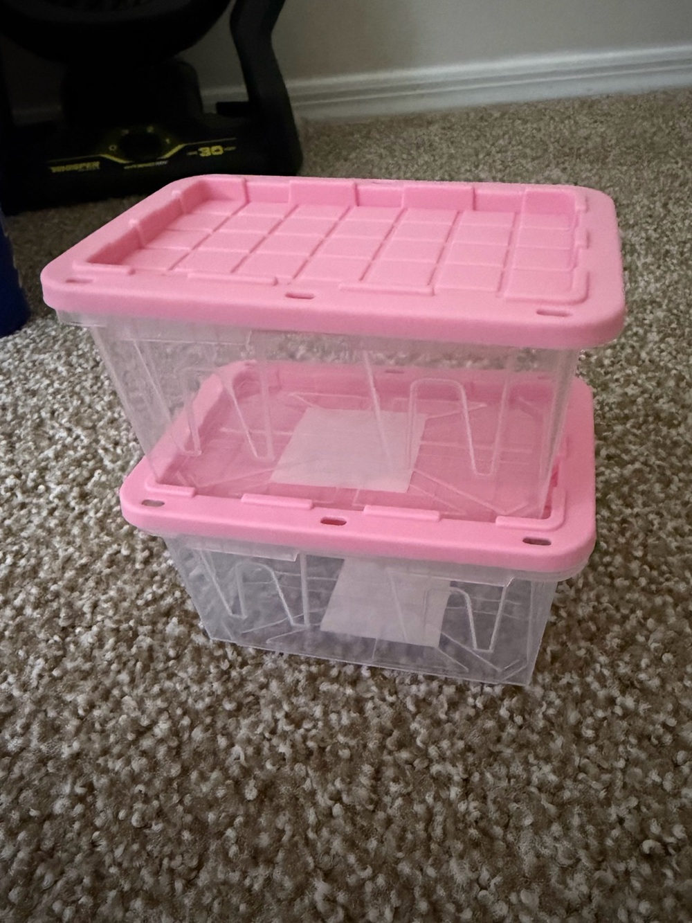 Lowes Brand Project Source Teeny Tote - Pink/Clear